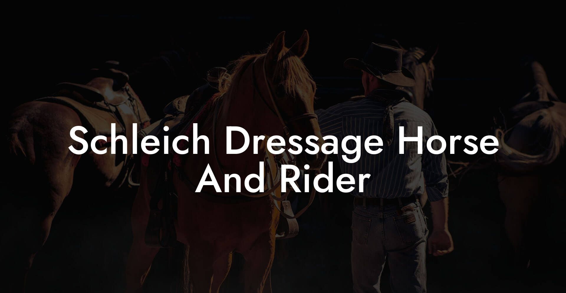 Schleich Dressage Horse And Rider