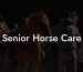 Senior Horse Care