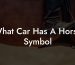 What Car Has A Horse Symbol
