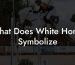 What Does White Horse Symbolize
