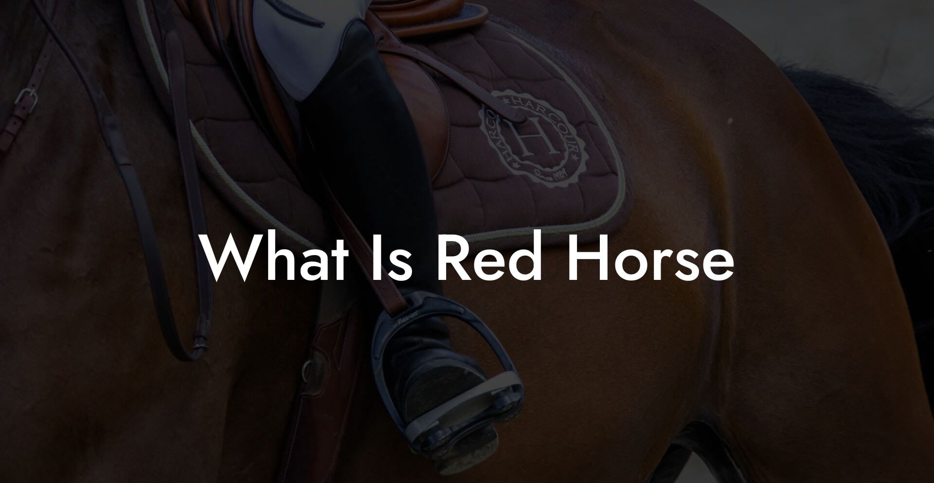 What Is Red Horse