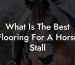 What Is The Best Flooring For A Horse Stall