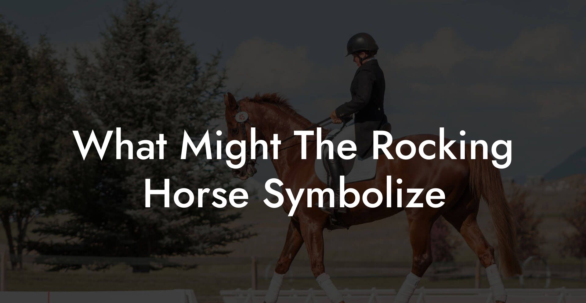 What Might The Rocking Horse Symbolize