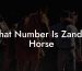 What Number Is Zandon Horse