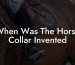 When Was The Horse Collar Invented