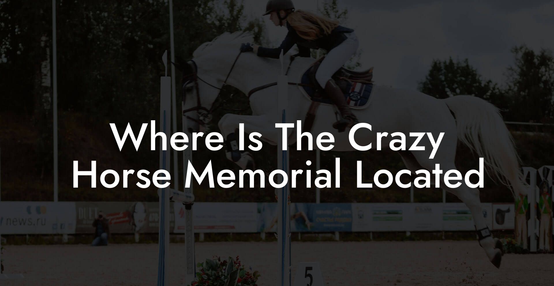 Where Is The Crazy Horse Memorial Located