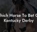 Which Horse To Bet On Kentucky Derby