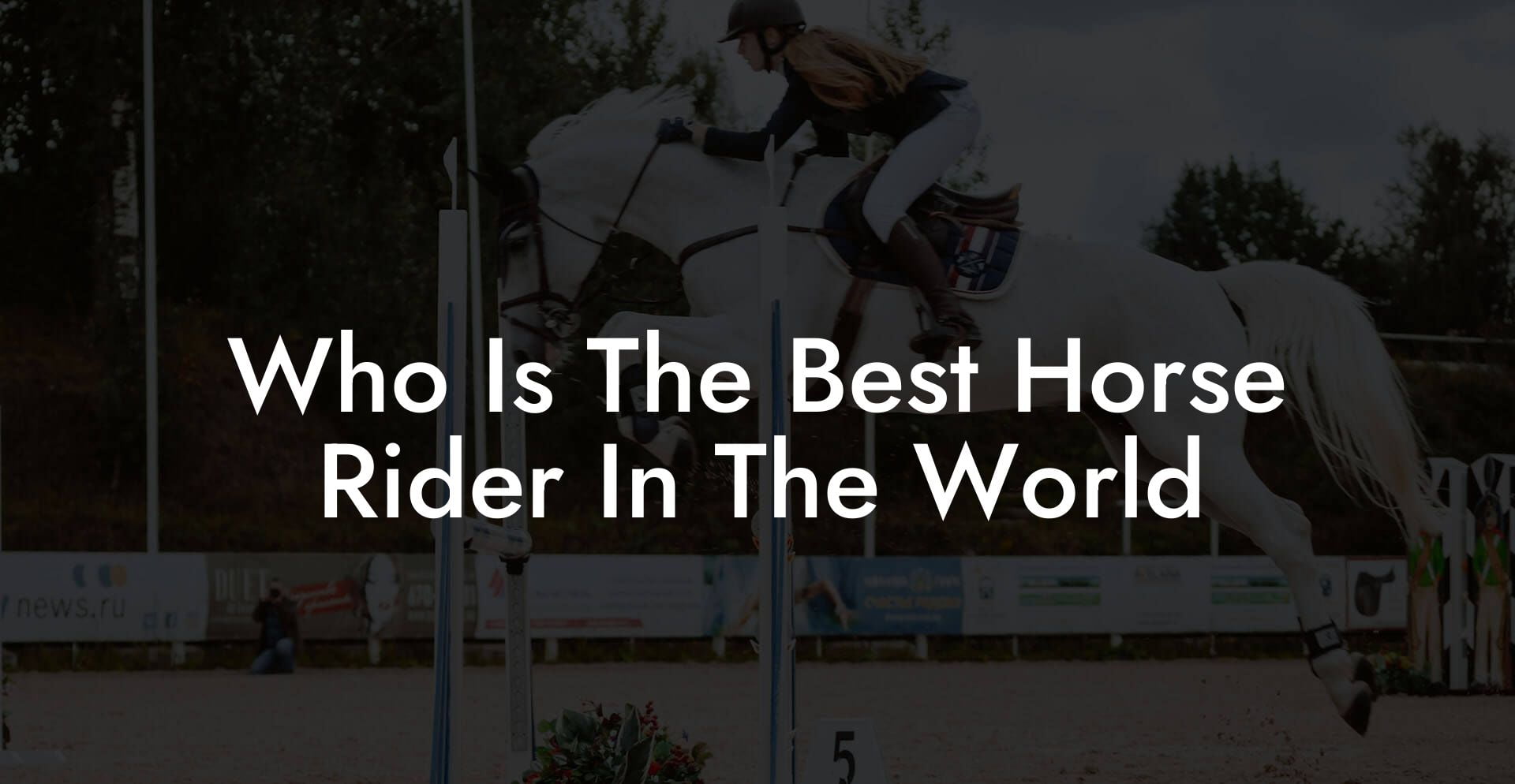 Who Is The Best Horse Rider In The World How To Own a Horse
