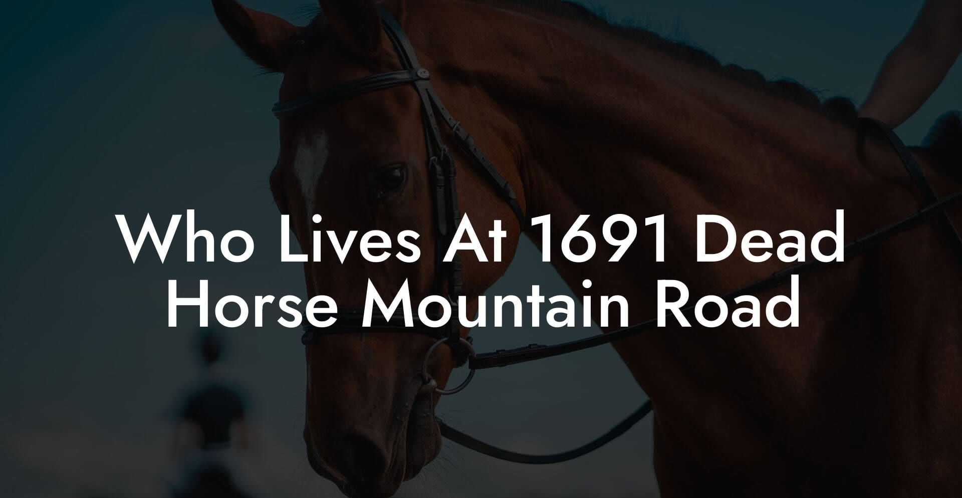 Who Lives At 1691 Dead Horse Mountain Road