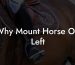 Why Mount Horse On Left